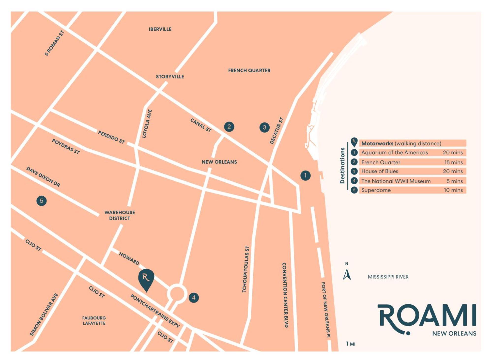 Roami At Motorworks Aparthotel New Orleans Exterior photo
